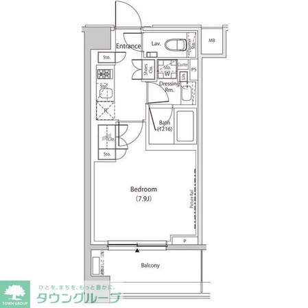 ザ・パークハビオ目黒プレイスの物件間取画像